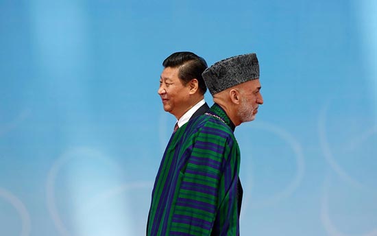 عکس: تلاقی جالب چین و افغانستان
