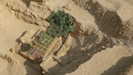 کشف باغ تدفین 4000 ساله در مصر