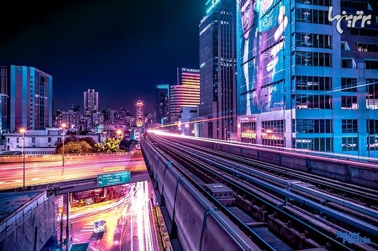 شب‌های نئونی خیابان‌های بانکوک
