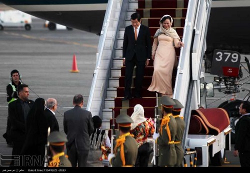 عکس: رییس‌جمهور ویتنام و همسر در تهران