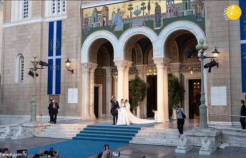 جشن زیبای ازدواج پسر پادشاه پیشین یونان