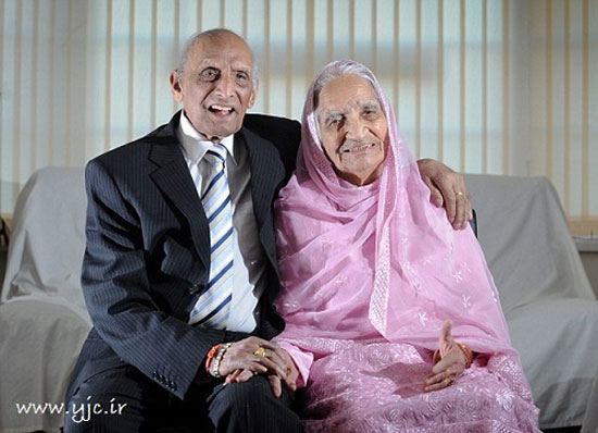 90 سال زندگیِ زوج خوشبخت +عکس