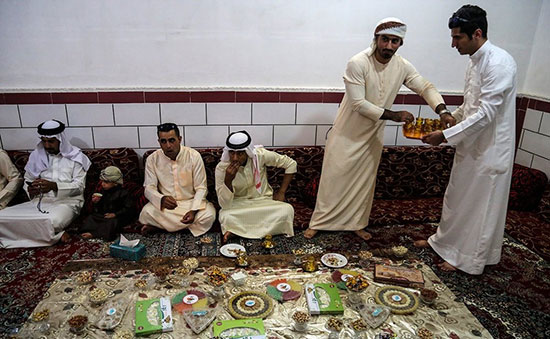 پایکوبی در عید فطر به سبک اعراب خوزستان