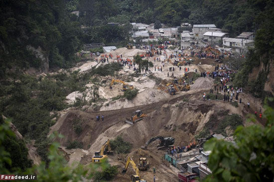 عکس: رانش مرگبار زمین در گواتمالا