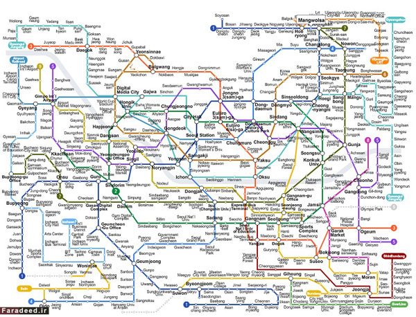 نقشه مترو یا نقشه گنج؟! +عکس