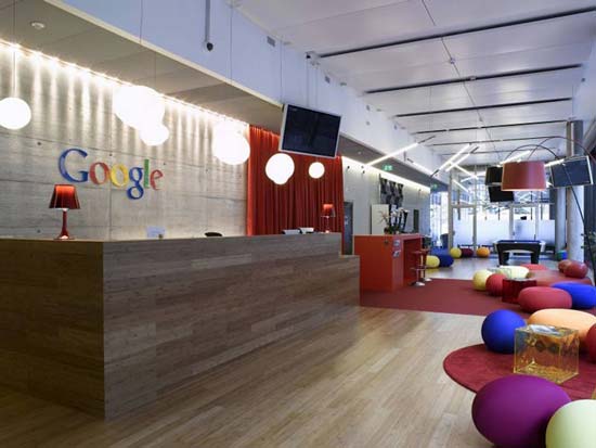 فضای منحصربفرد دفاتر شرکت گوگل + عکس