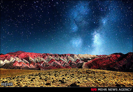 رنگارنگ ترین کوه‌های جهان‎ +عکس