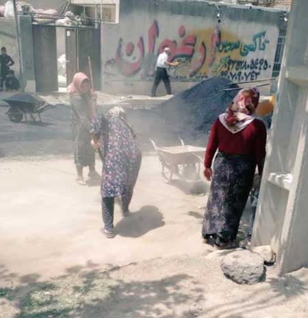 تصویری خاص از زنان محله ابوالفضل ملارد