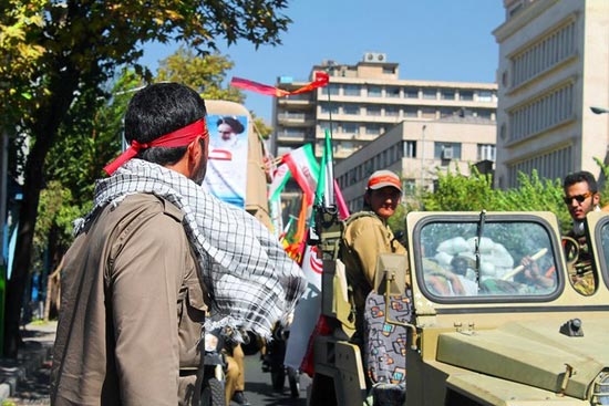 عکس: اعزام نمادین نیرو به جبهه