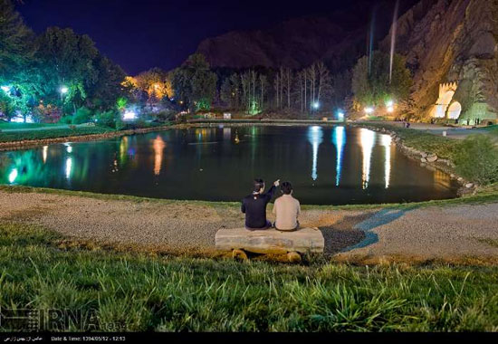 شب های طاق بستان +عکس