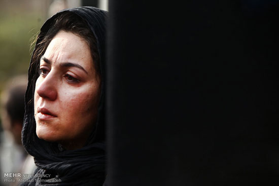 عکس: چهره‌‌ها در تشییع پیکر مجید بهرامی