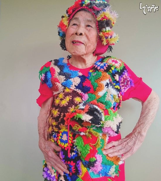 مدل لباس 93 ساله ژاپنی! +عکس