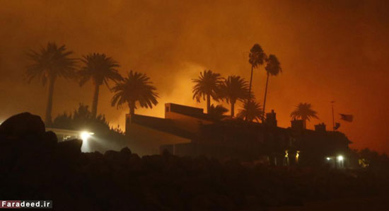 آتش‌ سوزی وسیع در کالیفرنیا +عکس