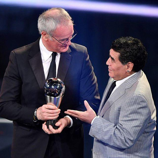 مارادونا: رونالدو برنده شد، چون از مسی بهتر بود