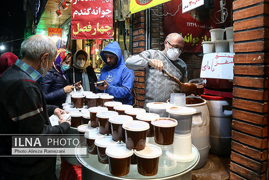 تصاویری از حال و هوای تهران در آستانه سال نو