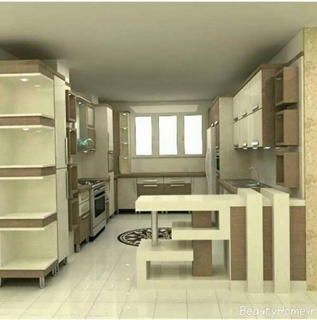 کابینت های ام دی اف، برای آشپزخانه های بزرگ و کوچک