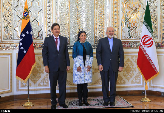 حجاب وزیر خارجه ونزوئلا در تهران +عکس