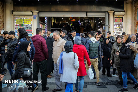 خرید نوروزی در بازار بزرگ تهران