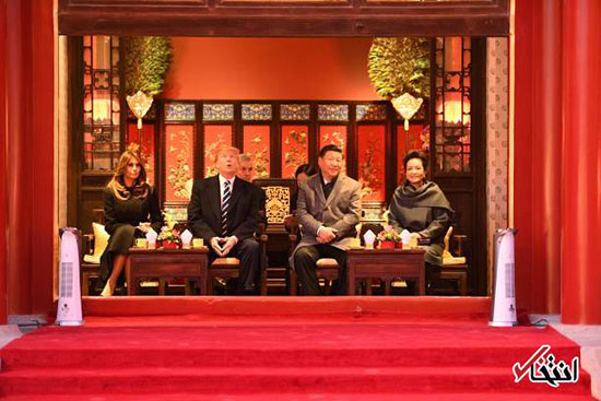 شگفت زدگی ترامپ در کاخ امپراتور‌های چین