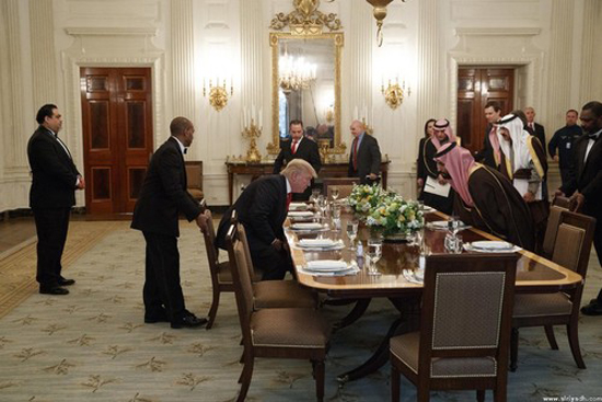 ضیافت ناهار ترامپ برای جانشین ولیعهد عربستان