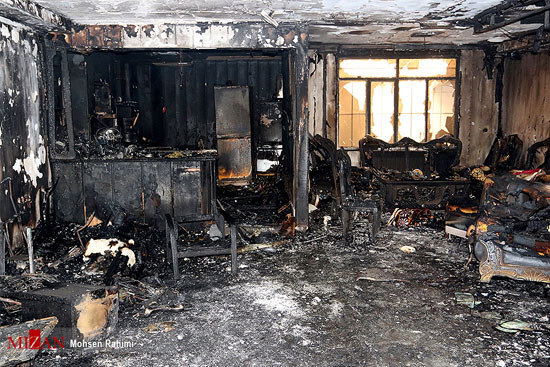 آتش سوزی مرگبار منزل مسکونی در مشهد