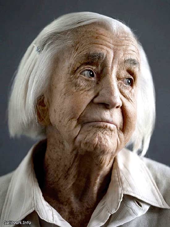 چهره افراد در 100 سالگی این می شود...