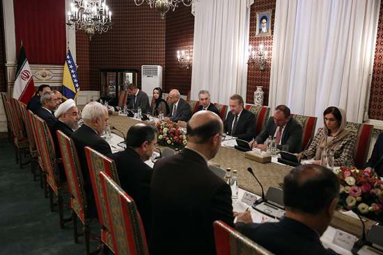 دیدار روحانی با رییس شورای ریاست جمهوری بوسنی
