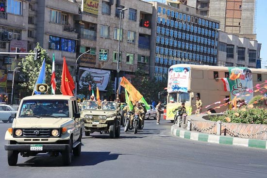 عکس: اعزام نمادین نیرو به جبهه