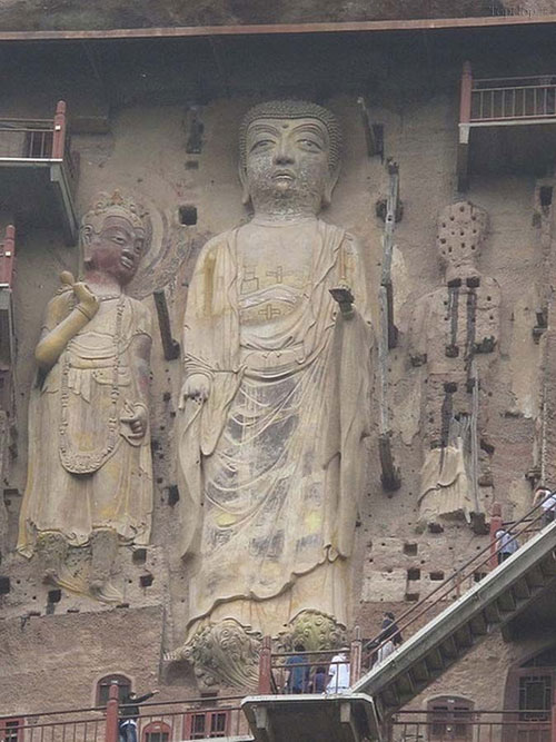 معماری محشر معبد بوداییان در چین +عکس