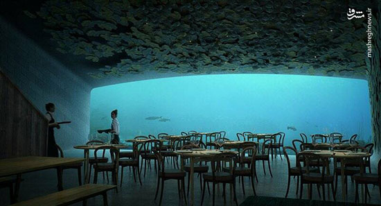 رستورانی که ۵ متر زیر دریاست!