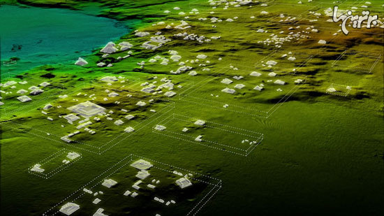 کشف ۶۰۰۰۰ ساختمان باستانی مایا با نقشه‌برداری لیزری