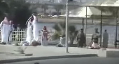 مراسم گردن زنی در عربستان +عکس