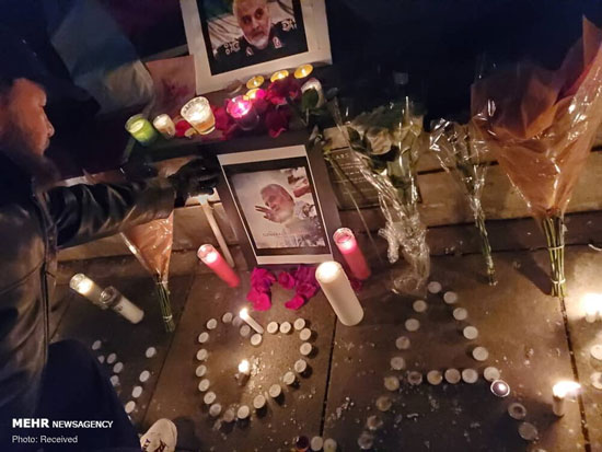 مراسم بزرگداشت شهیدسلیمانی در تورنتو و لندن
