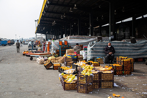 بازار مرکزی میوه در آستانه سال نو