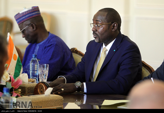 دیدار وزیر امور خارجه نیجر با ظریف