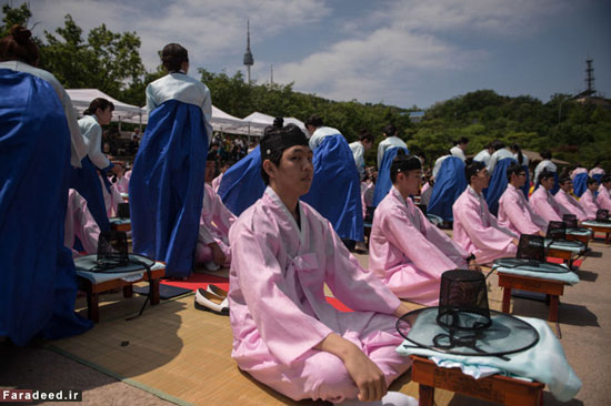 عکس: جشن بلوغ دختران در کره‌جنوبی