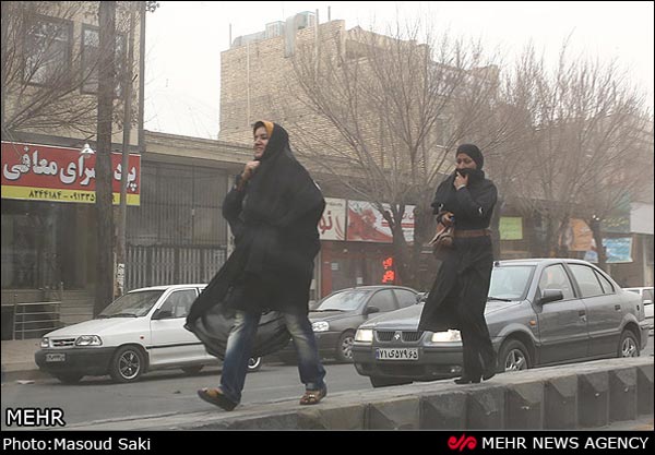 گزارش تصویری: طوفان شن در یزد
