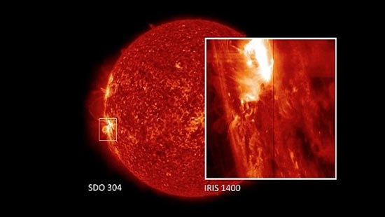 رصد بزرگترین جرقه‌ خورشید +عکس