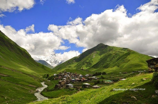 برج هاي سنگي ديدباني در گرجستان +عکس