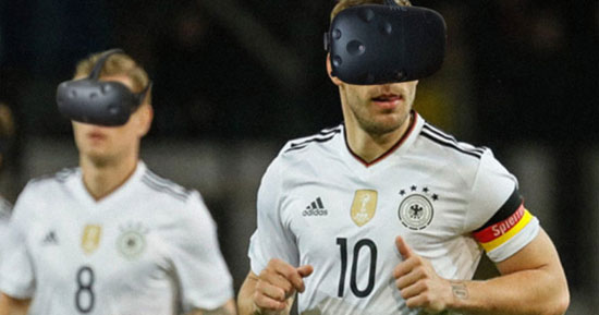بهبود عملکرد بازیکنان فوتبال با واقعیت مجازی