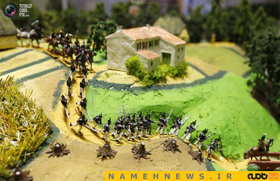 تصاویری از نسخه مینیاتوری آخرین نبرد ناپلئون