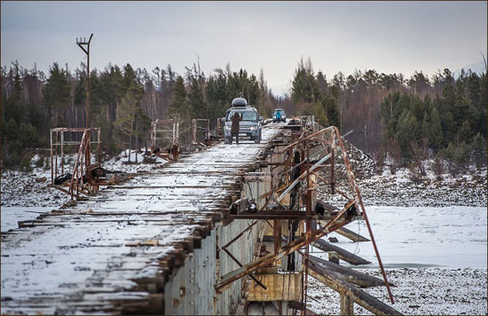 خطرناک‌ترین پل جهان در روسیه +عکس