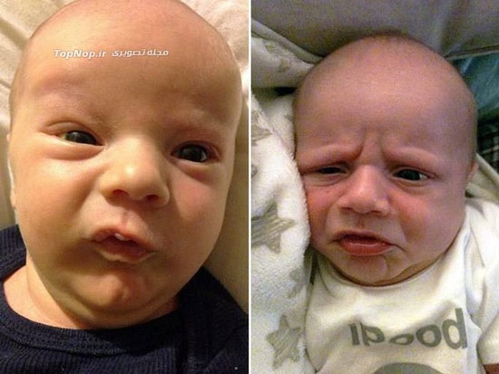 چهره نوزادان در لحظات بحرانی! +عکس