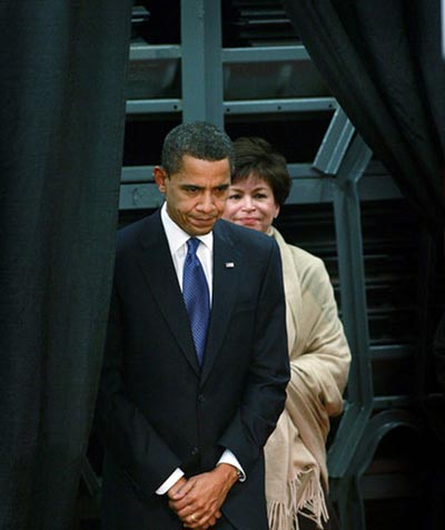 زن شیرازی، نزدیک ترین فرد به اوباما! +عکس