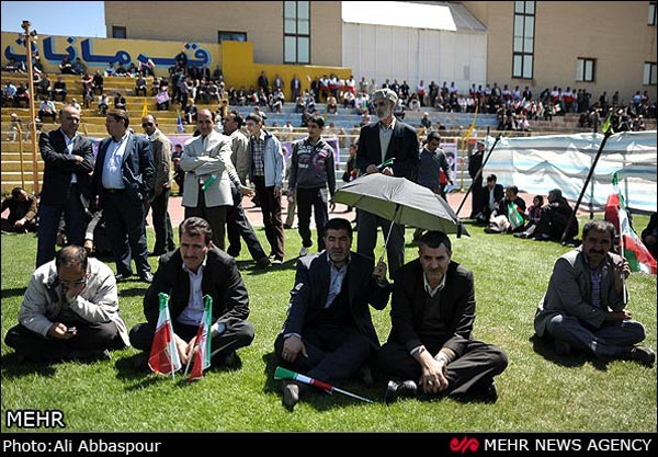 گزارش تصویری: سفر احمدی نژاد به تبریز