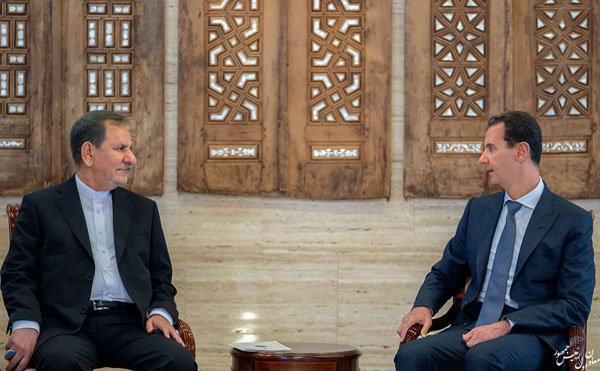 رایزنی جهانگیری با بشار اسد در دمشق