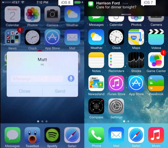 iOS 8 با iOS 7 چه فرقی دارد؟