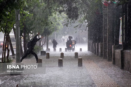 بارندگی شدید در تهران