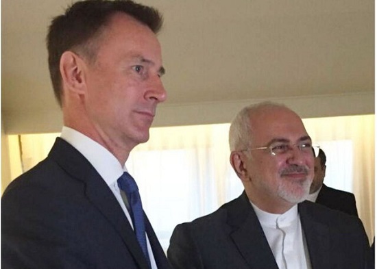 گفت‌وگوی وزرای خارجه ایران و انگلستان