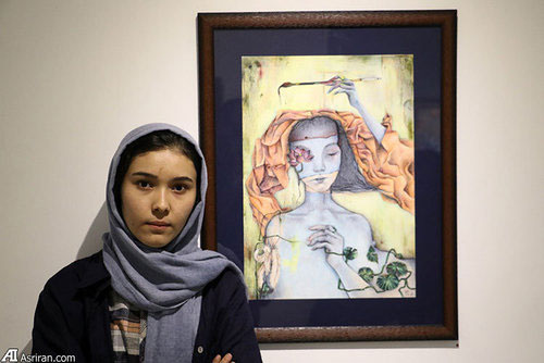 نمایشگاه نقاشی‌های سه‌ نوجوان افغان در تهران